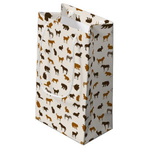 Sacola Para Presentes Pequena Teste padrão animal 1