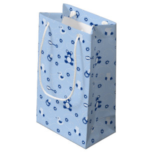 Sacola Para Presentes Pequena Teste padrão da edredão do bebé