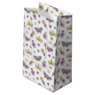 Sacola Para Presentes Pequena teste padrão da princesa do balé
