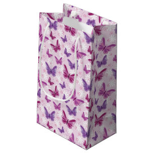 Sacola Para Presentes Pequena teste padrão de borboleta 2