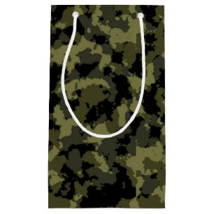 Sacola Para Presentes Pequena Teste padrão de Camo