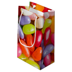 Sacola Para Presentes Pequena Teste padrão de feijões de geléia