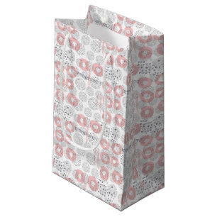 Sacola Para Presentes Pequena Teste padrão do círculo das bolinhas
