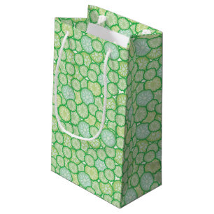 Sacola Para Presentes Pequena Teste padrão engraçado do pepino