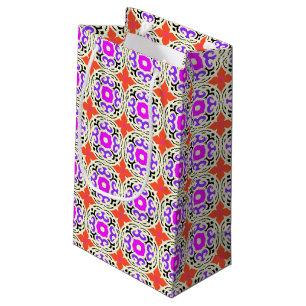 Sacola Para Presentes Pequena Teste padrão étnico com motivos marroquinos