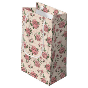 Sacola Para Presentes Pequena Teste padrão floral 5