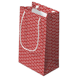 Sacola Para Presentes Pequena Teste padrão japonês