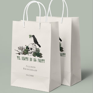 Sacola Para Presentes Pequena Til Death Do U Party Irish Skull Bridesmaid