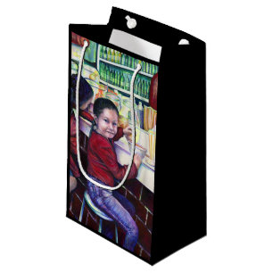 Sacola Para Presentes Pequena Todas As Boas Meninas Tenham Sorvete