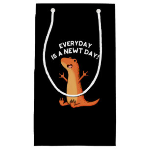 Sacola Para Presentes Pequena Todos os dias Salamander Pun Dark BG
