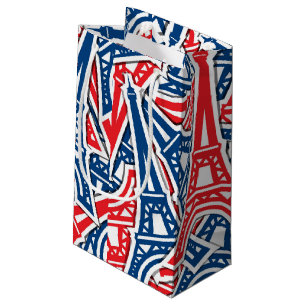 Sacola Para Presentes Pequena Torre Eiffel, Padrão da França