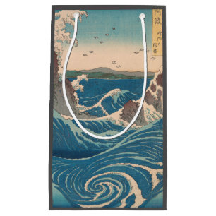 Sacola Para Presentes Pequena Trabalho de arte de Waves Naruto Whirlpool Japonês