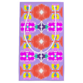 Sacola Para Presentes Pequena Travesseira Solar Bloom Kaleidoscópio