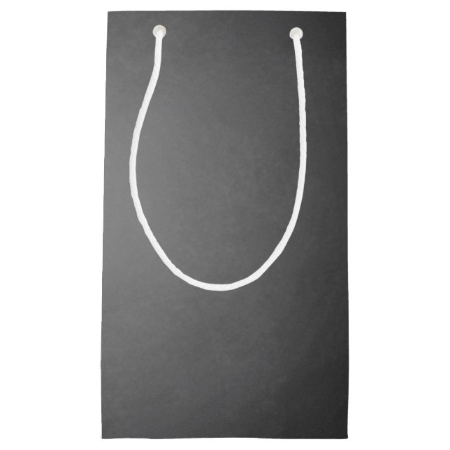 Sacola Para Presentes Pequena Trendy Chalkboard Vignette (Frente)