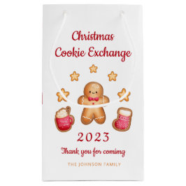 Sacola Para Presentes Pequena Trocas de Biscoitos de Natal em Forma de Homem de