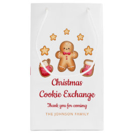 Sacola Para Presentes Pequena Trocas de Biscoitos de Natal Homem de Pão de Mel F