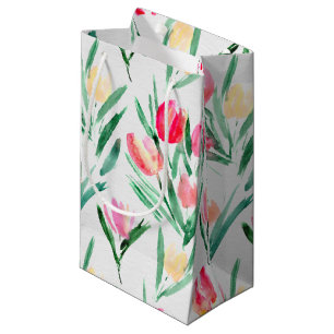 Sacola Para Presentes Pequena Tulipas para Pás Pequenas com Pás