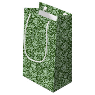 Sacola Para Presentes Pequena Um damasco floral antigo