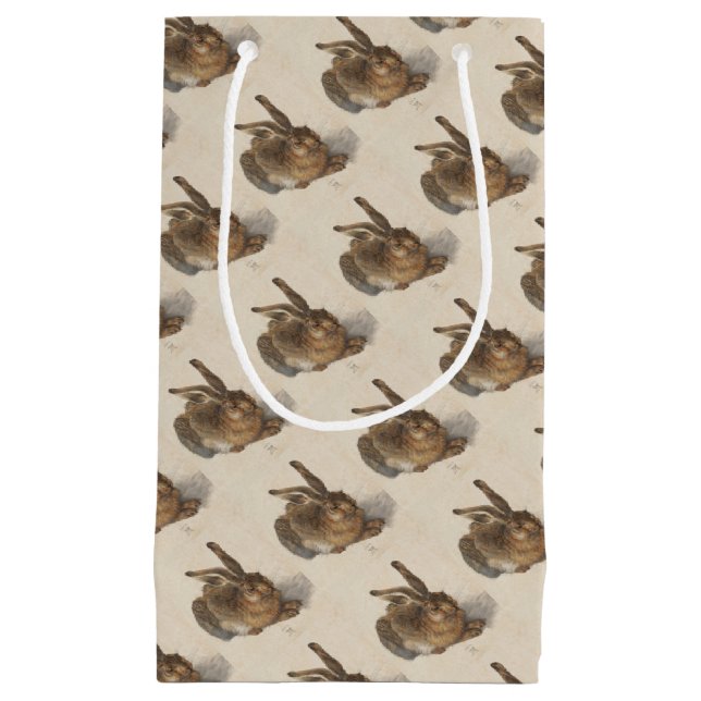 Sacola Para Presentes Pequena Um Jovens Hare (Frente)