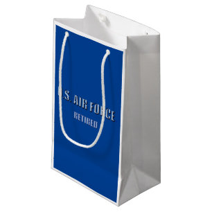 Sacola Para Presentes Pequena USAF Bag de presentes aposentado