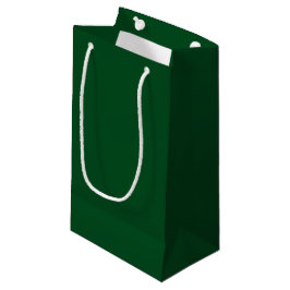 Sacola Para Presentes Pequena Verde Rico (Sólido)