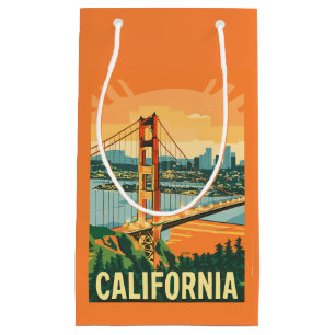 Sacola Para Presentes Pequena Viagem Retro Bag Gift