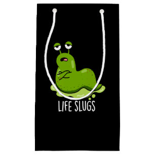 Sacola Para Presentes Pequena Vida Engraçado Animais Engraçados Pun Escuro BG
