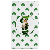 Vintage Pequena Rua Irlandesa. Dia de Patrick