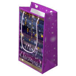 Sacola Para Presentes Pequena Vintage Purple