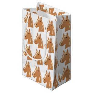 Sacola Para Presentes Pequena Voo Vermelho do Cavalo Feliz
