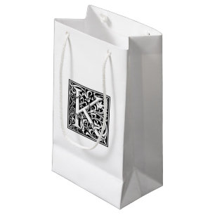 Sacola Para Presentes Pequena William Morris Alphabet "K"