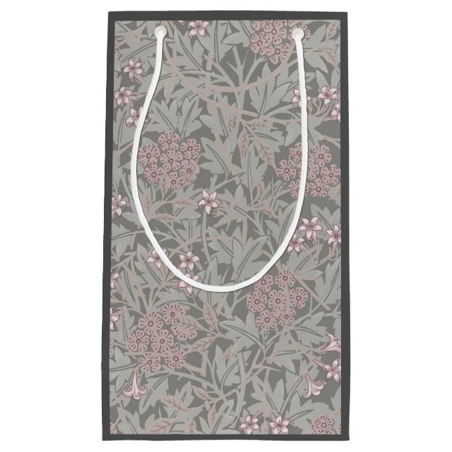 Sacola Para Presentes Pequena William Morris Jasmine Flower Pattern (Frente)