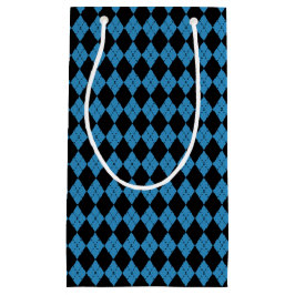 Sacola Para Presentes Pequena Xadrez sofisticada