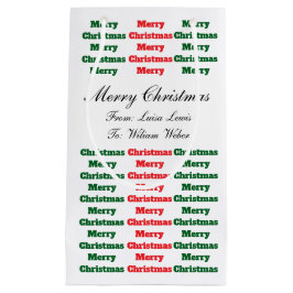 SACOLA PARA PRESENTES PEQUENA XMAS GIFT BAG