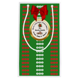 SACOLA PARA PRESENTES PEQUENA XMAS GIFT BAG