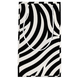 Sacola Para Presentes Pequena Zebra Stripes Moderno Impressão