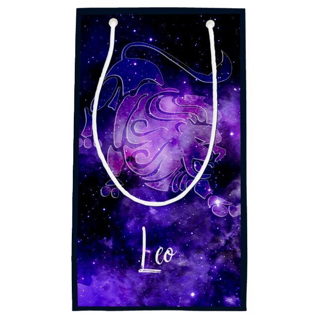 Sacola Para Presentes Pequena Zodiac: Leo (Frente)