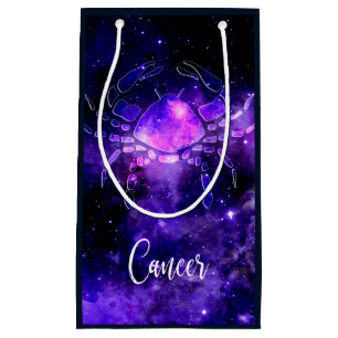 Sacola Para Presentes Pequena Zodíaco: Cancer