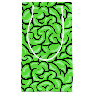 Sacola Para Presentes Pequena Zombie Brain