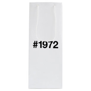Sacola Para Vinho 1972 Hashtag 53 Anos Aniversário de Aniversário