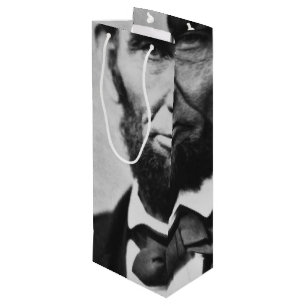 Sacola Para Vinho Abraham Lincoln Portrait