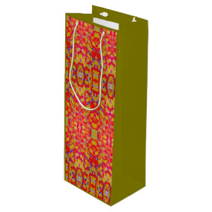 Sacola Para Vinho Abstrato art 8