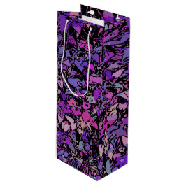 Sacola Para Vinho Abstrato Art Wine Gift Bag