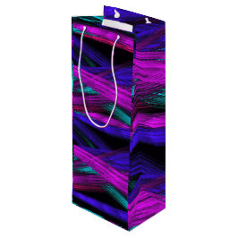 Sacola Para Vinho Abstrato Art Wine Gift Bag
