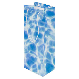 Sacola Para Vinho Água Azul Aplicada