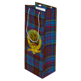 Sacola Para Vinho Anderson Clan Tartan & Motif