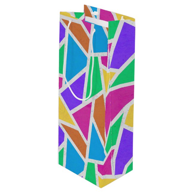Sacola Para Vinho Ângulo direito do arco-íris (Frente inclinada)