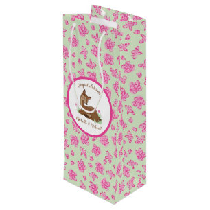 Sacola Para Vinho Animais Da Floresta Chá de fraldas Deer Fawn