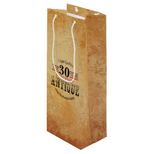 Sacola Para Vinho Aniversário de 30 anos de Marco Antiquado