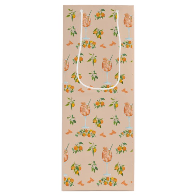 Sacola Para Vinho Aniversário de Verão Spritz (Frente)